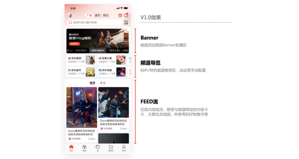 京东｜京东APP频道广场改版探索——如何提升设计价值实战篇-鲸创中国